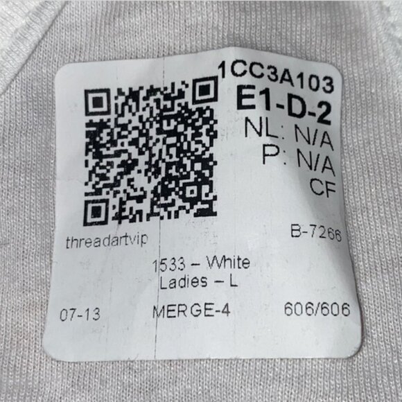 NWT "Don't Touch Me" Feminist Riot Girl Raceback Screenprint ind. artist Ltd. Ed - Picture 4 of 4